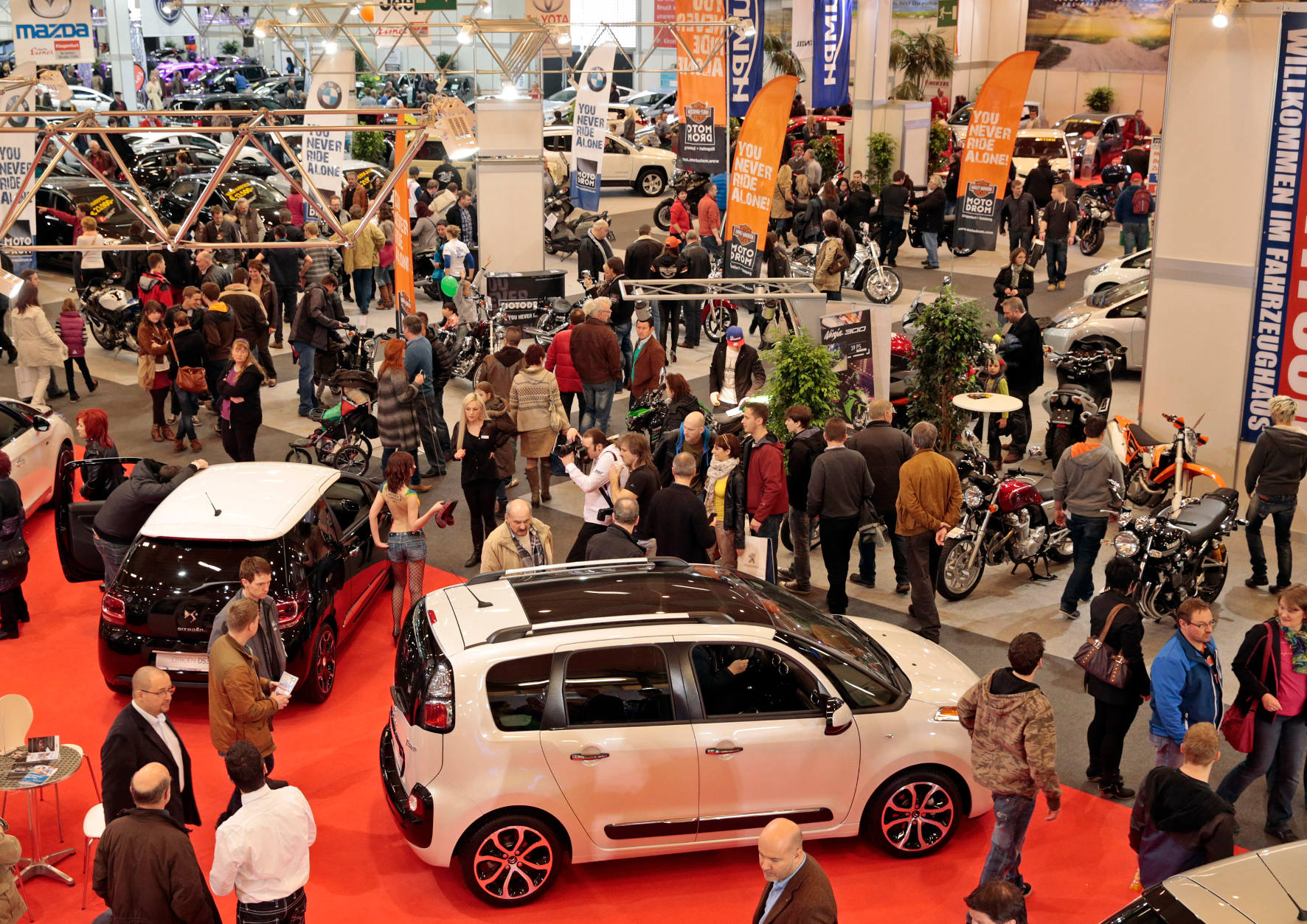 Die AUTO&BIKE in den Klagenfurter Messehallen zeigt Sportliches und Alltagstaugliches (c) Kärntner Messen Die AUTO&BIKE in den Klagenfurter Messehallen zeigt Sportliches und Alltagstaugliches (c) Kärntner Messen